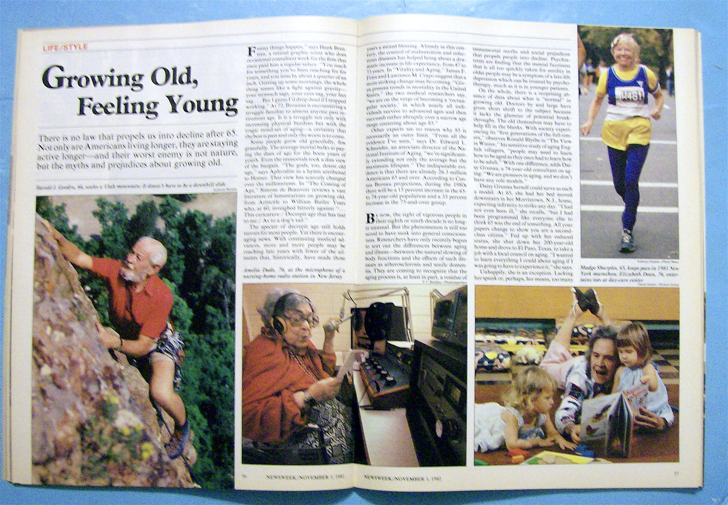Newsweek Magazine-November 1, 1982-Living Longer