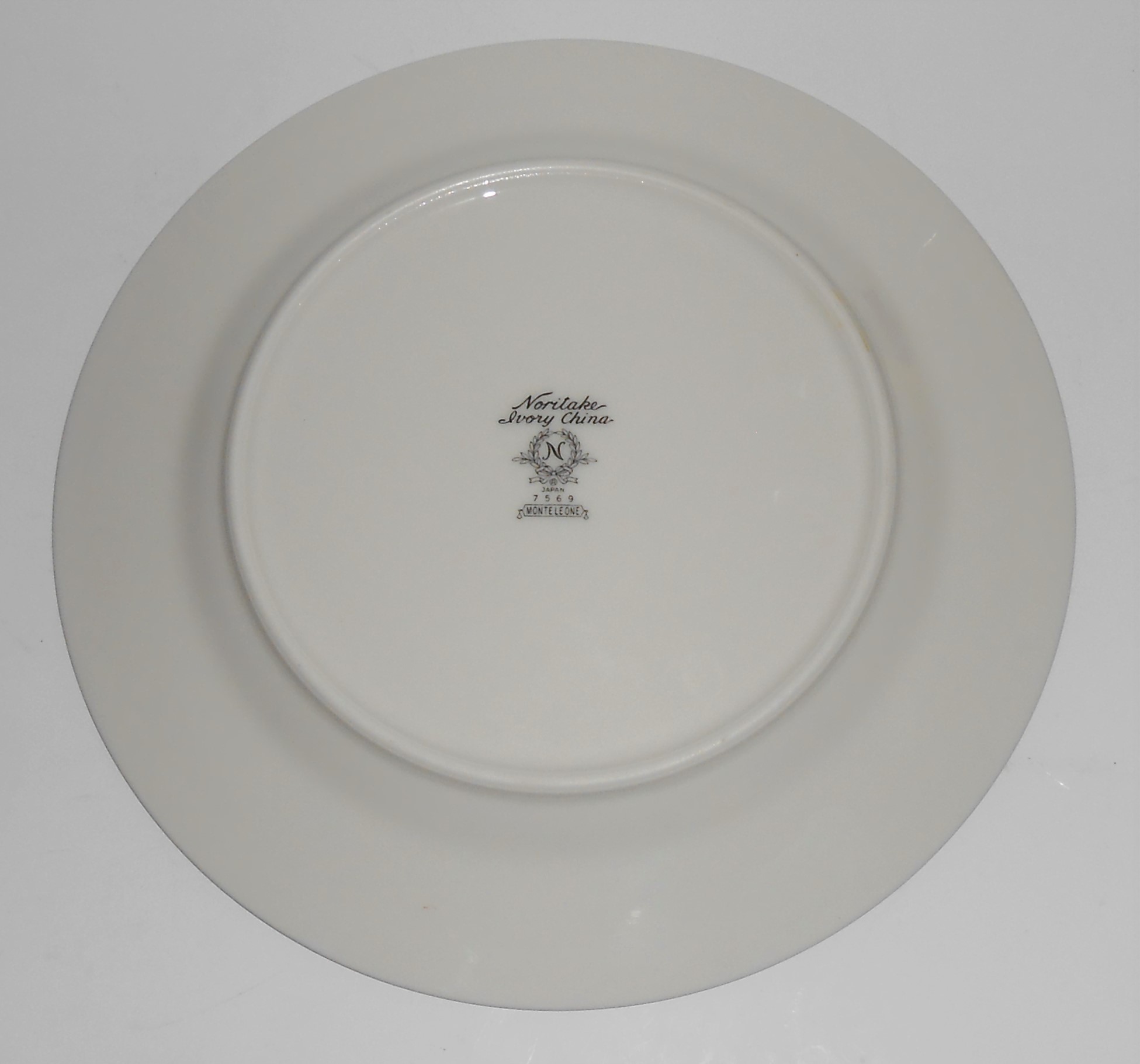 Noritake Porcelain China Monteleone w/Platinum Salad Pl