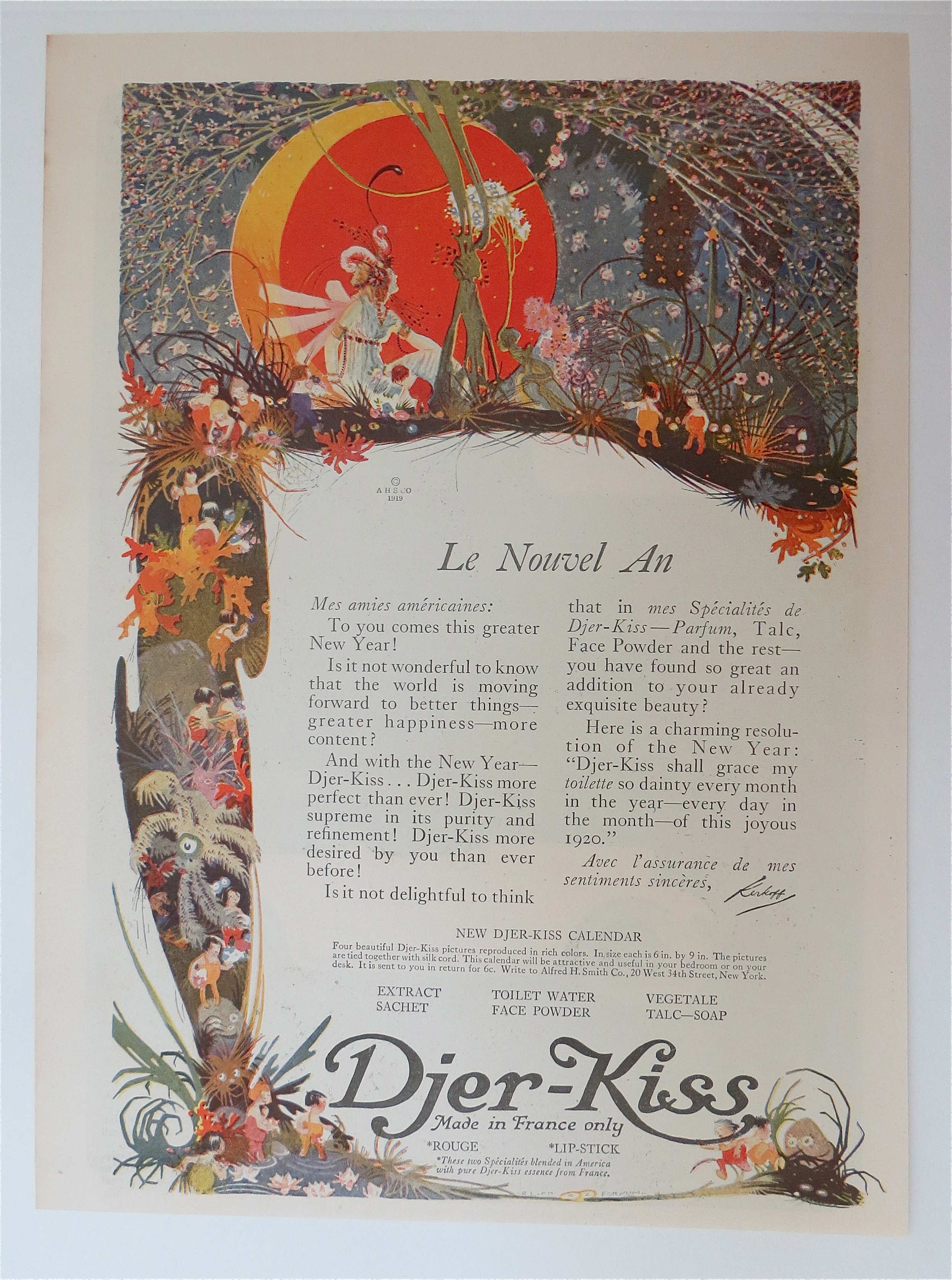1920 Djer-Kiss with Le Nouvel An