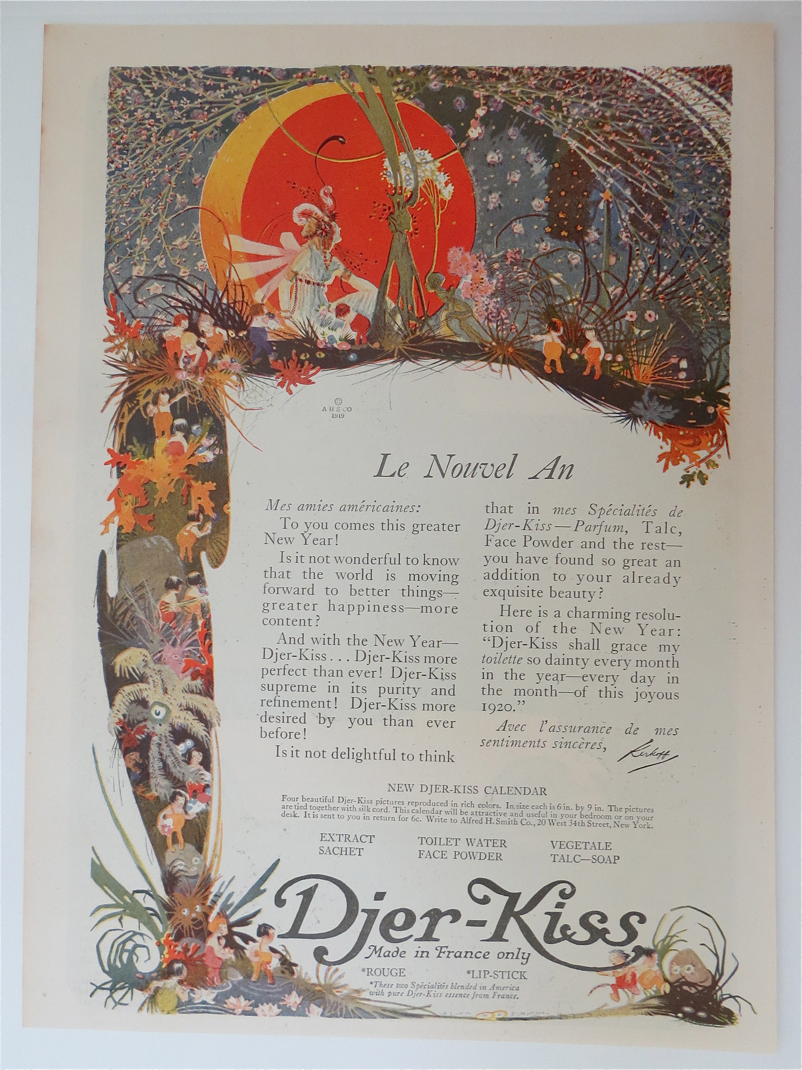 1920 Djer-Kiss with Le Nouvel An