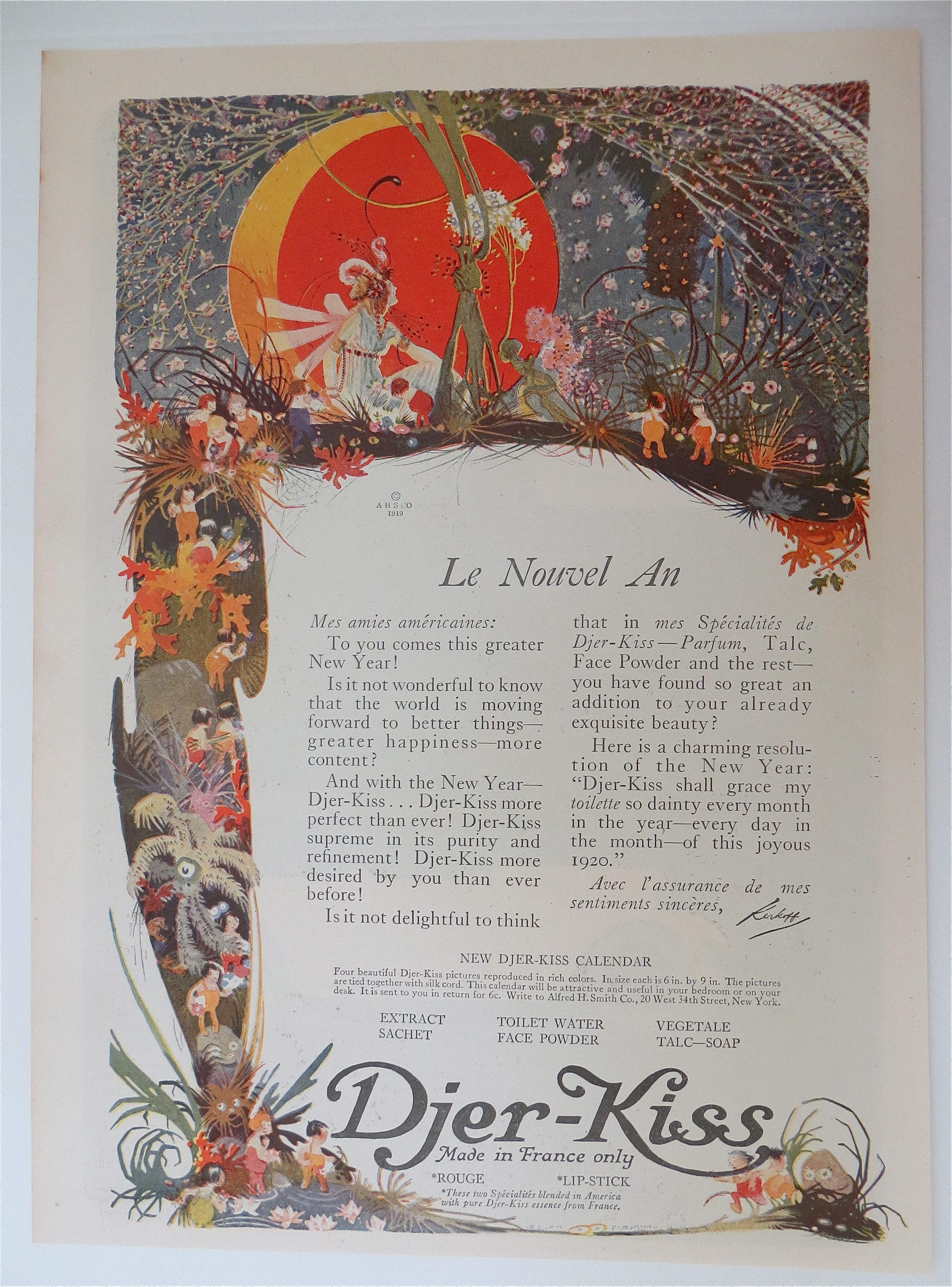 1920 Djer-Kiss with Le Nouvel An