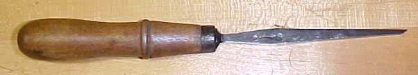 Butcher Tanged Mortise Chisel 11/64 inch wide