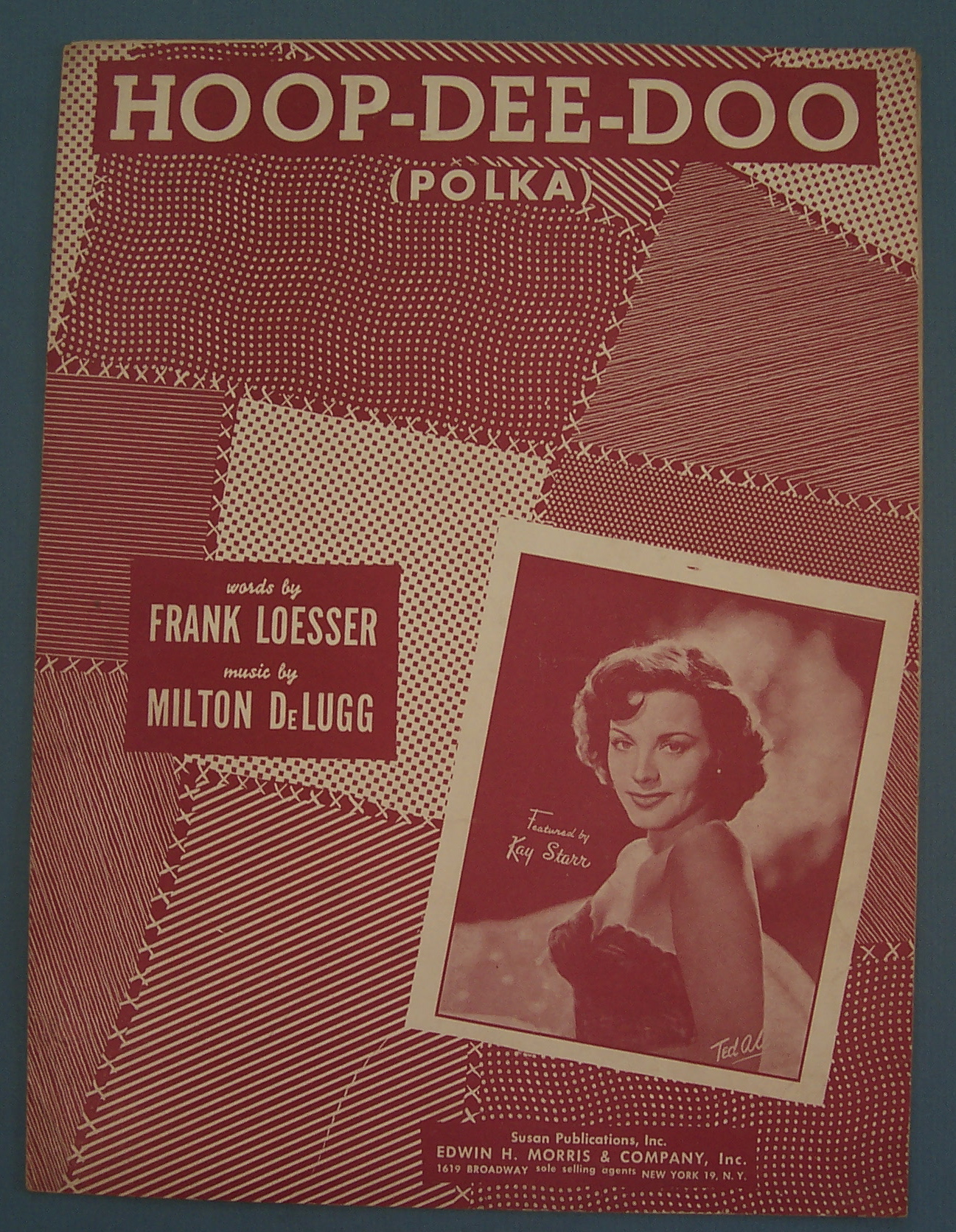 Sheet Music For 1950 Hoop-Dee-Doo Polka