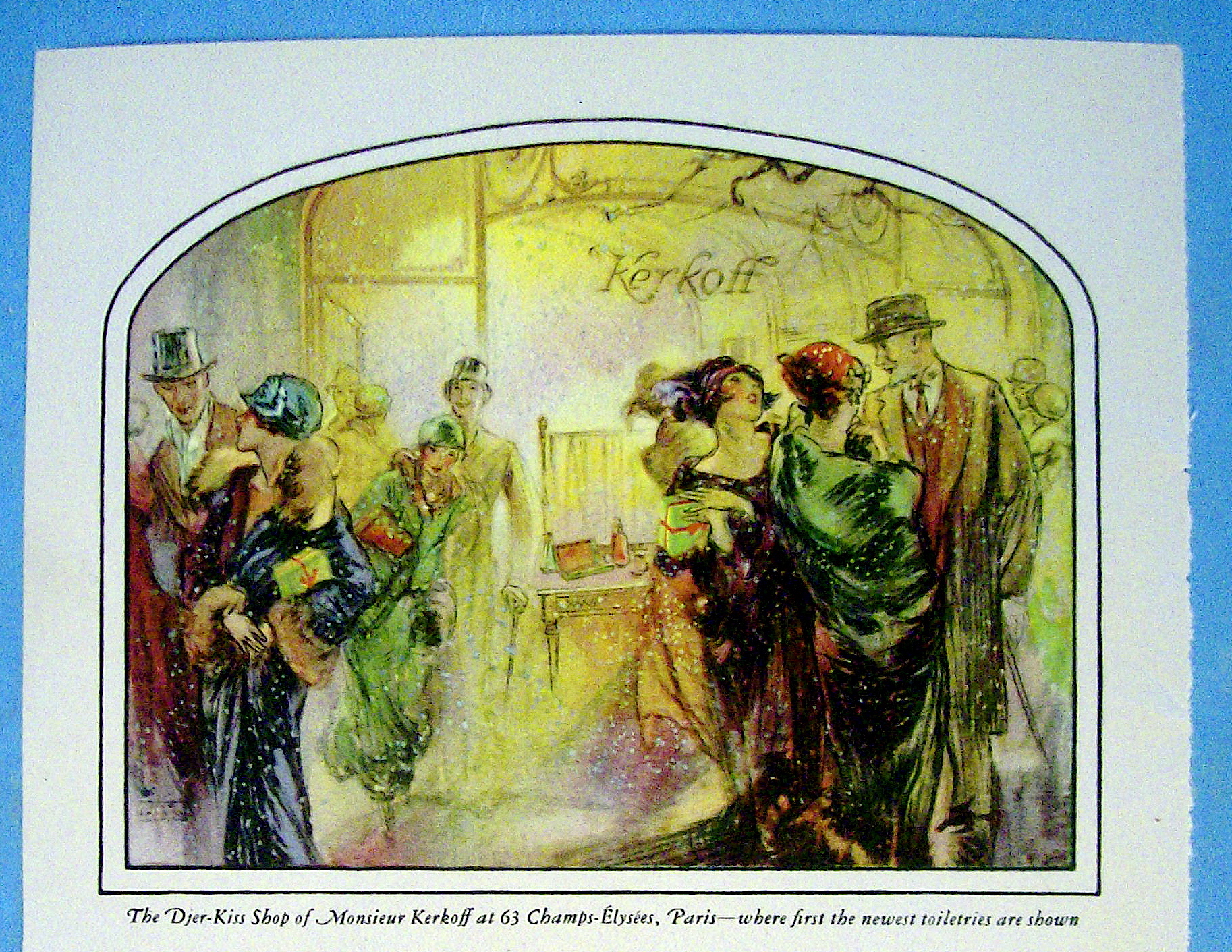 1924 Djer Kiss with Shop of Monsieur Kerkoff