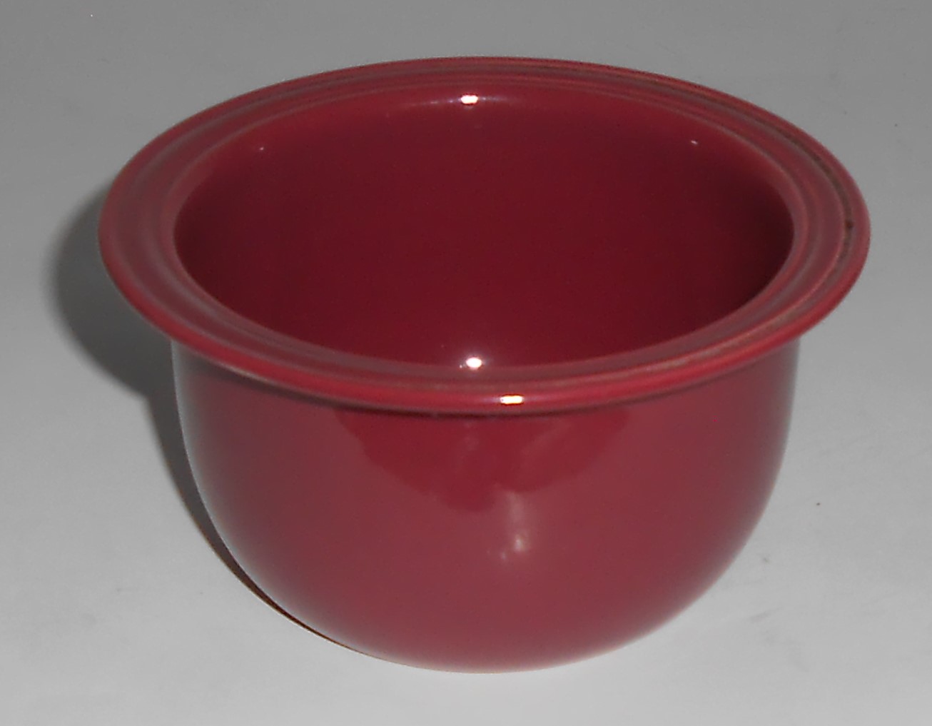Coors Pottery Rock-Mount Red Custard Cup