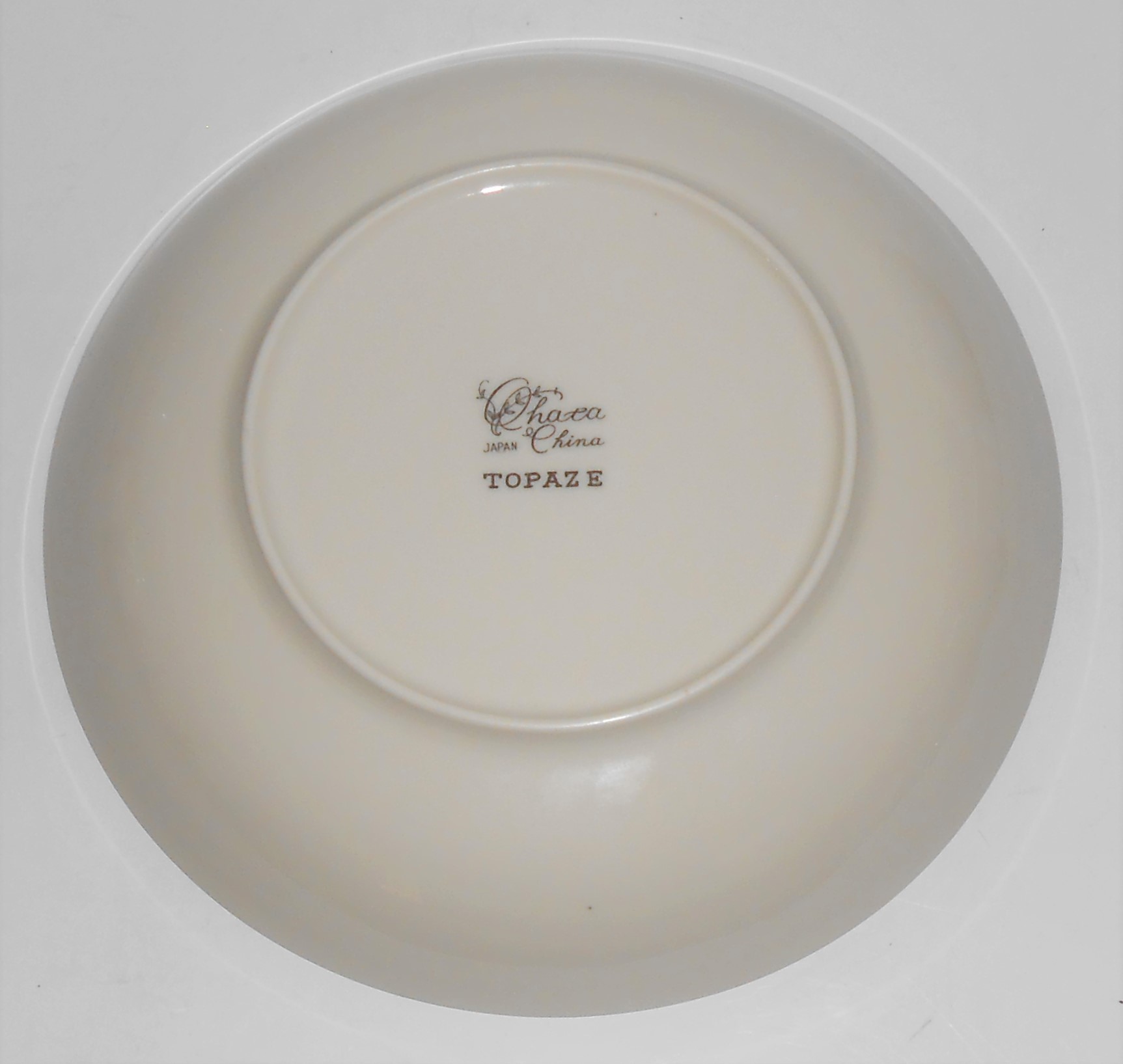 Ohata Japan China Porcelain Topaze Cereal Bowl w/Gold