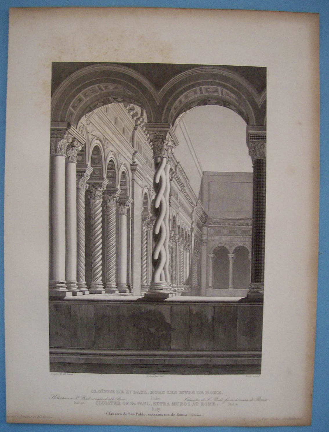 Cloitre De St Paul, Hors Les Murs De Rome