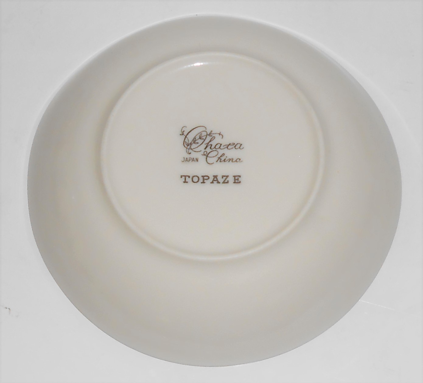 Ohata Japan China Porcelain Topaze Fruit Bowl w/Gold