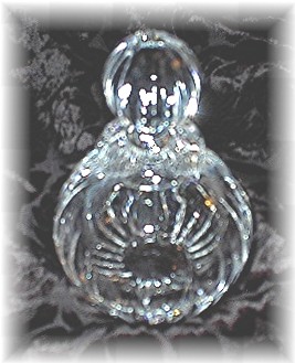 Crystal Perfume Bottle 5 inches Tall