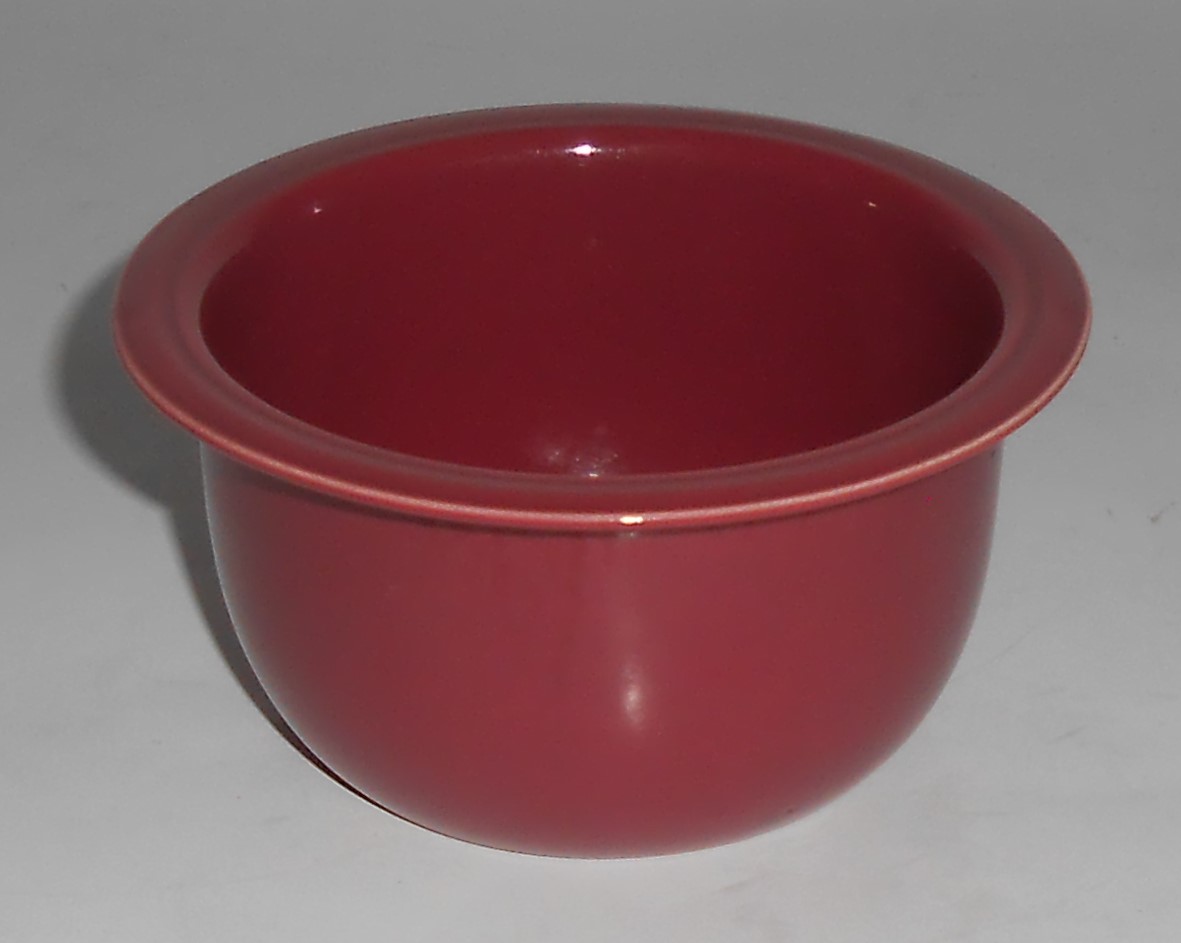 Coors Pottery Rock-Mount Red Custard Cup