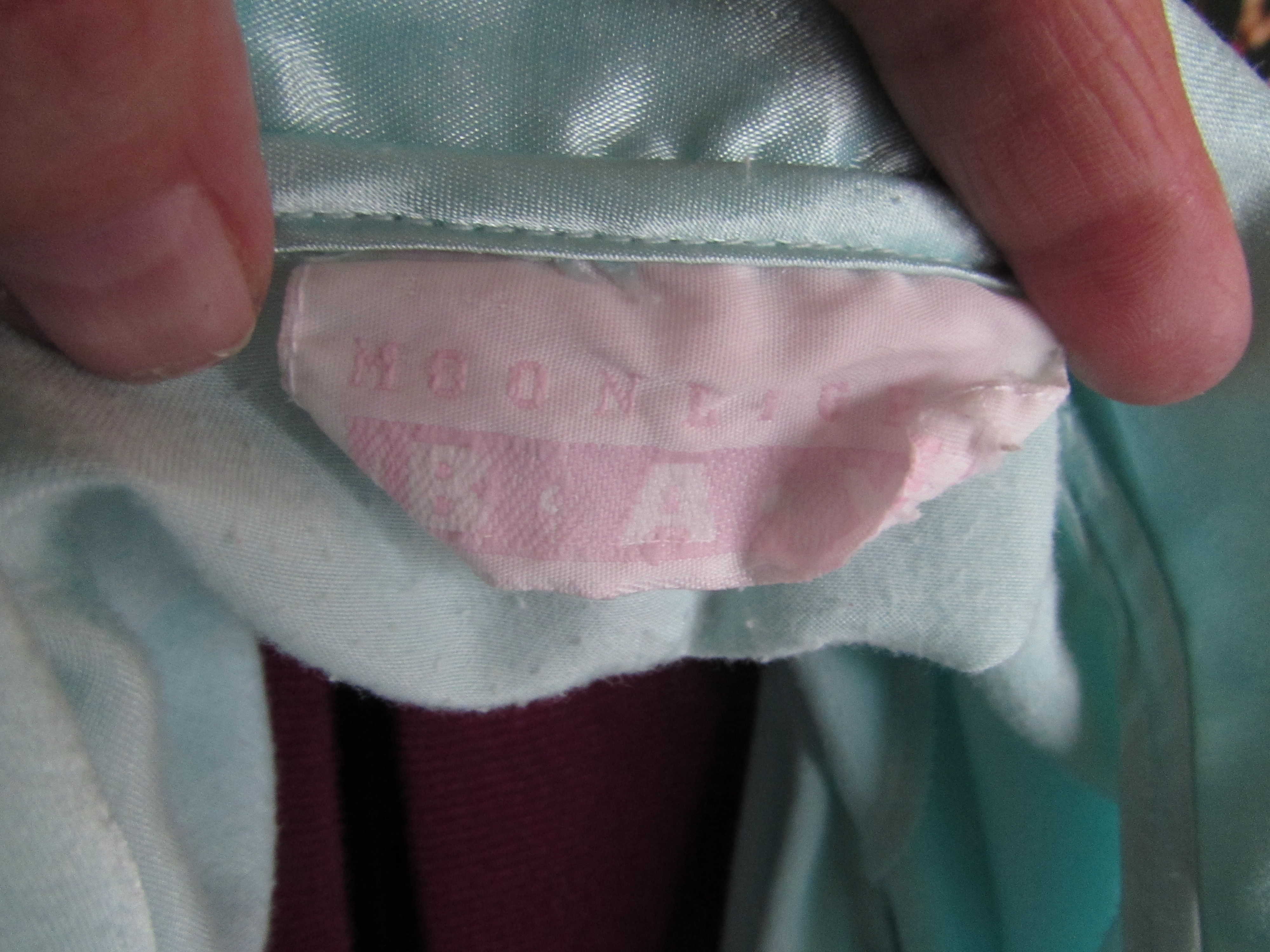 Vintage Moonlight Bay Nightgown Size Small Teal blue