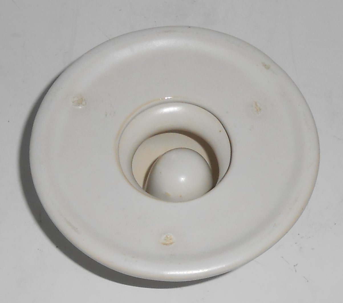 Roseville Pottery Ivory 2nd Line Candlestick