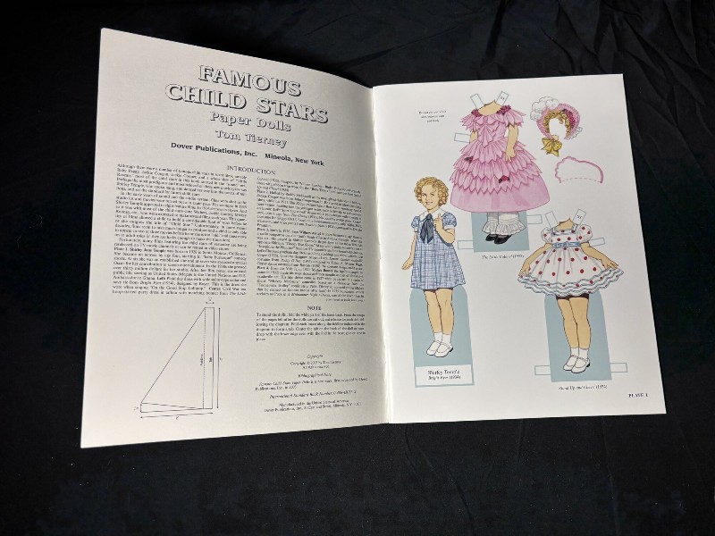 Tom Tierney Paper Dolls Lot 5 Books Diana John Wayne Judy Garland Uncut