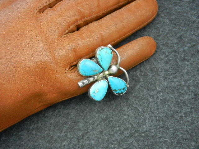 Rocki Gorman Gary G Sterling Silver Turquoise Ring