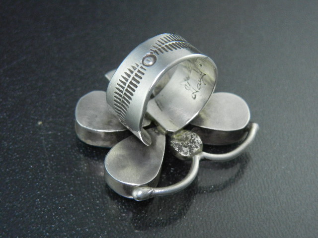 Rocki Gorman Gary G Sterling Silver Turquoise Ring