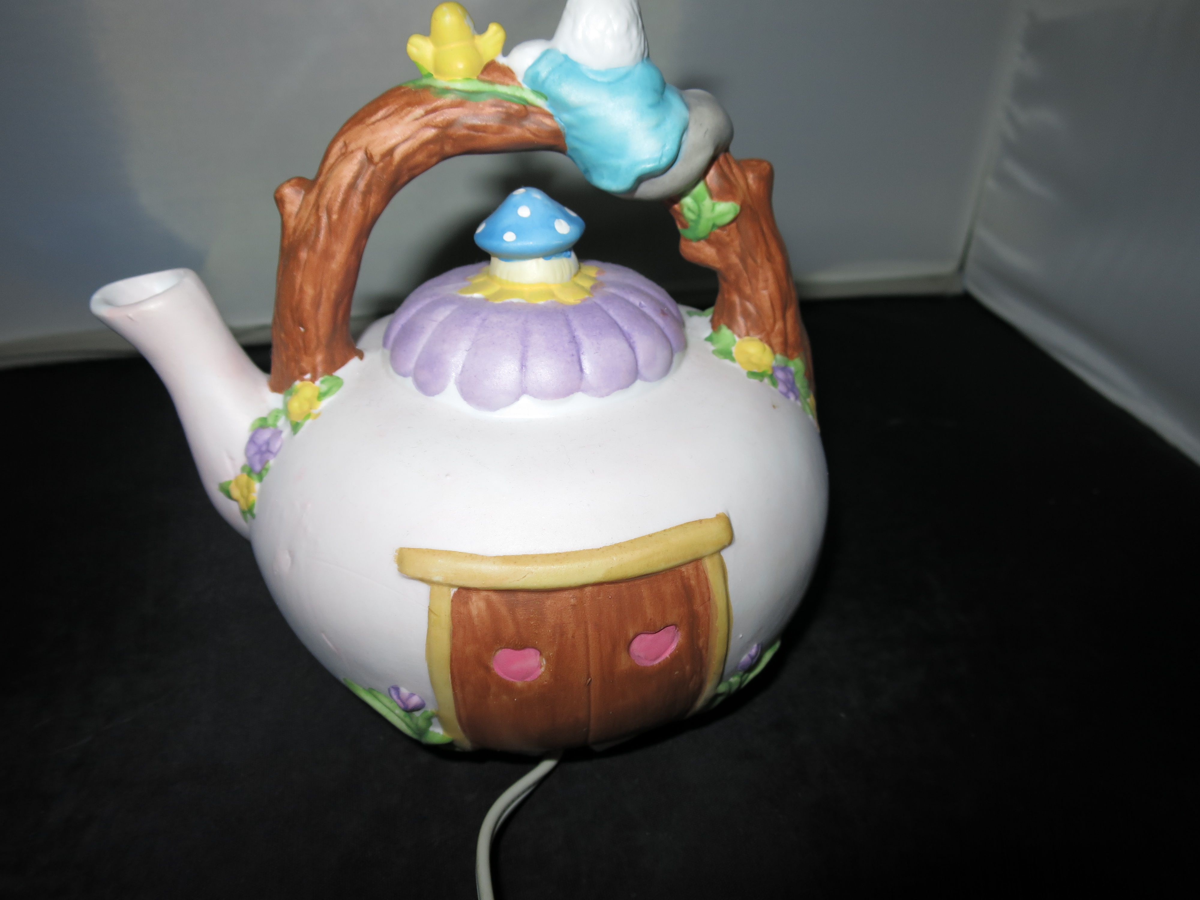 Easter Teapot Bunny Rabbit House Light Up