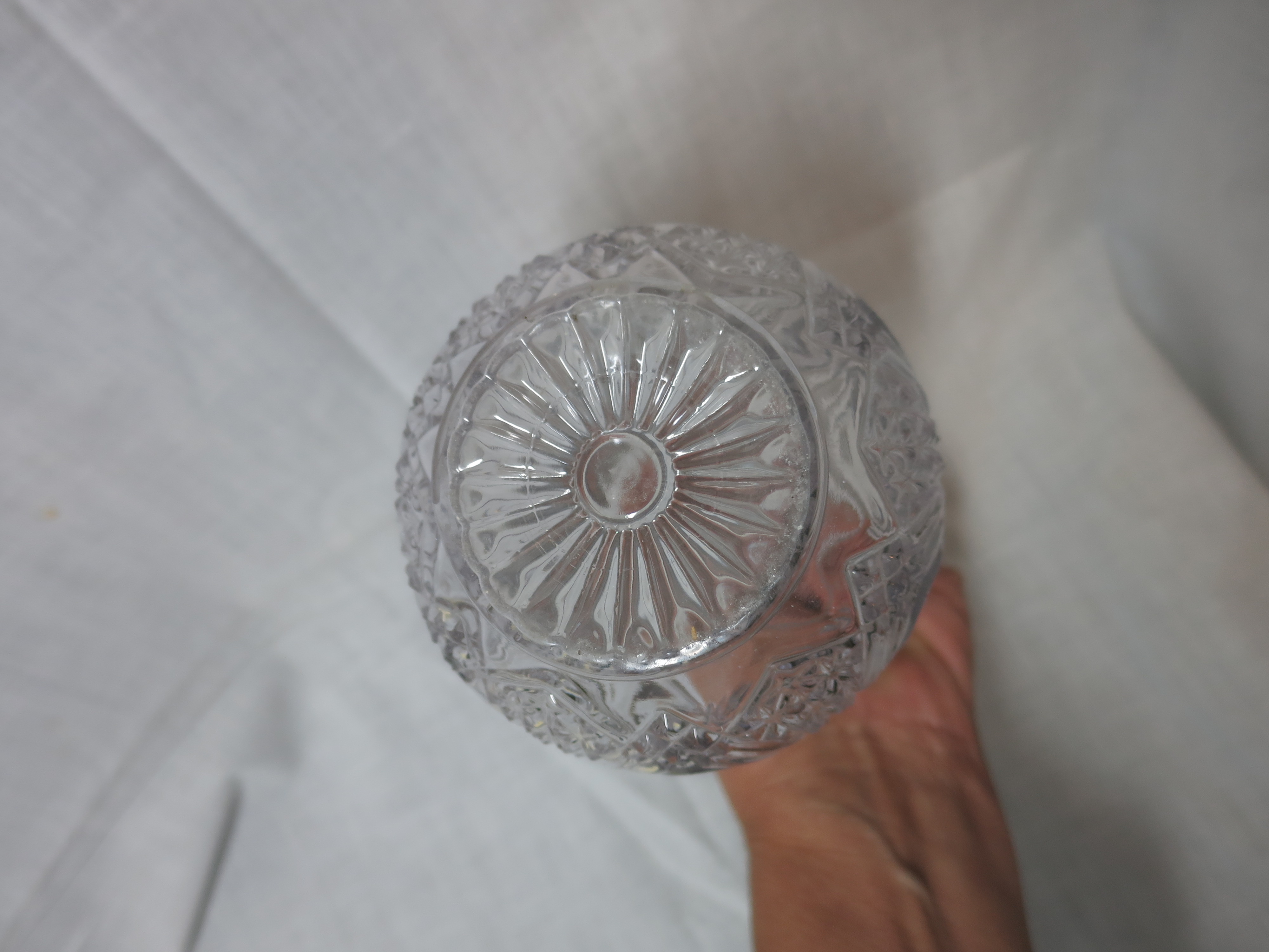 Third Round Separating Glass Cruet Jug Spherical 1897