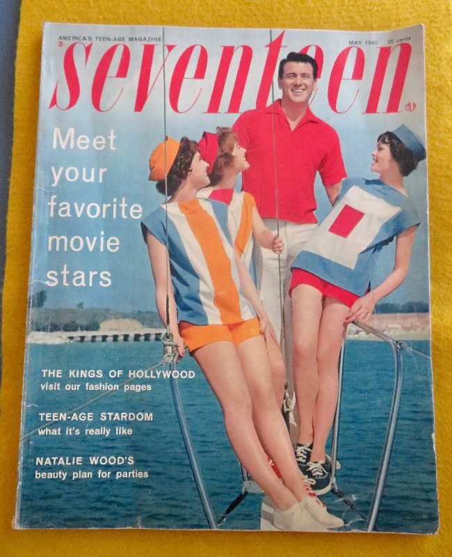 Seventeen Magazine May 1960 Rock Hudson