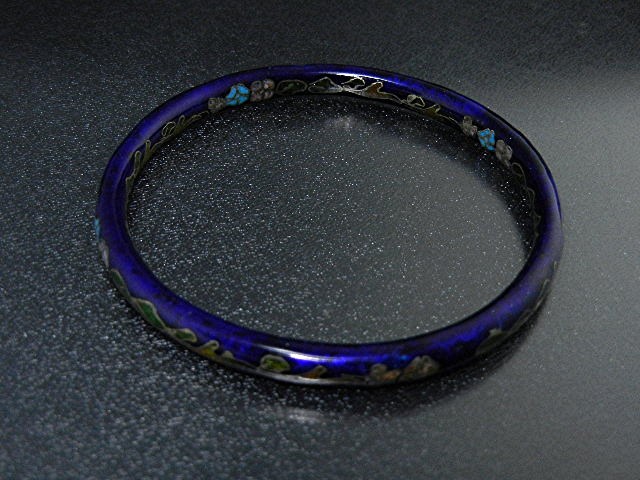Cloisinee Bangle Bracelet Blue Green Pink Cobalt
