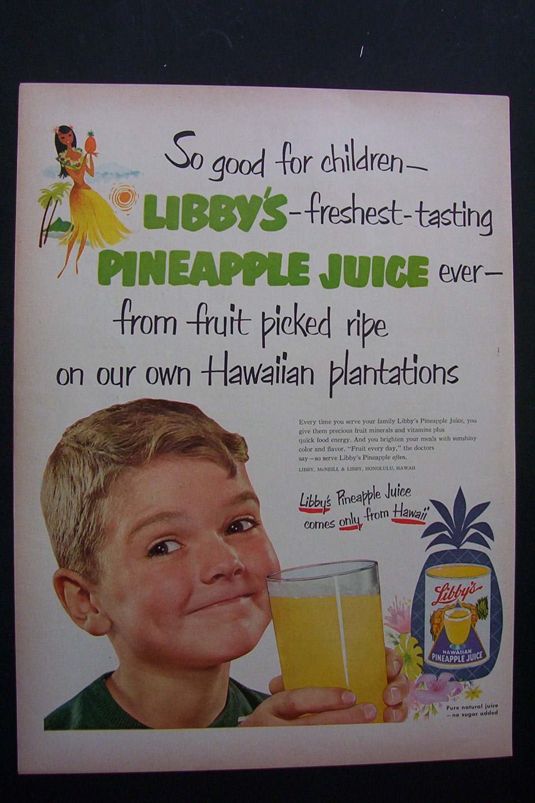 1952  Libby's  Pineapple  Juice