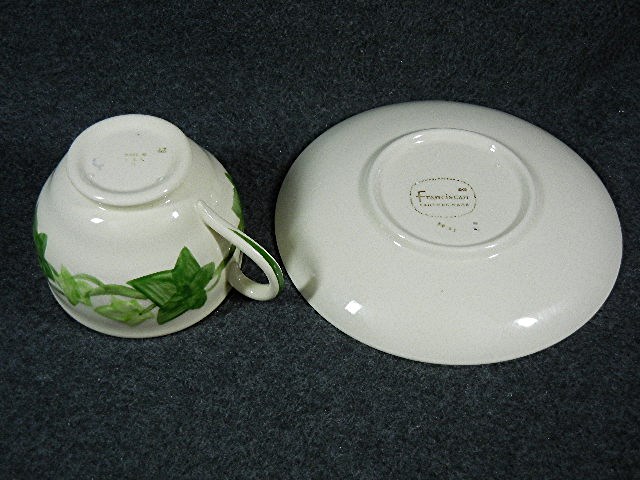 Franciscan  Ivy  Cup and Saucer California USA
