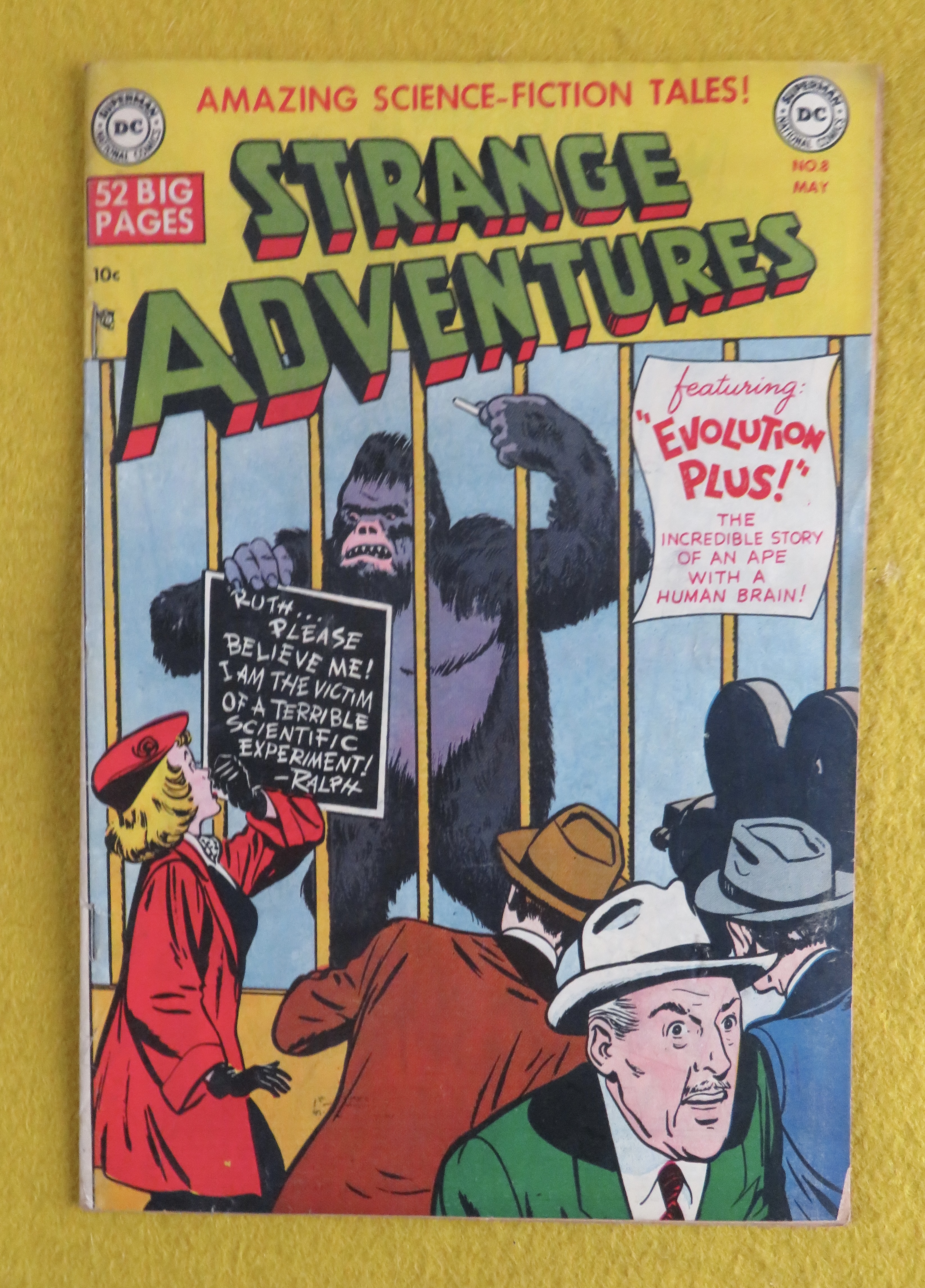 Strange Adventures Comic May 1951 Evolution Plus