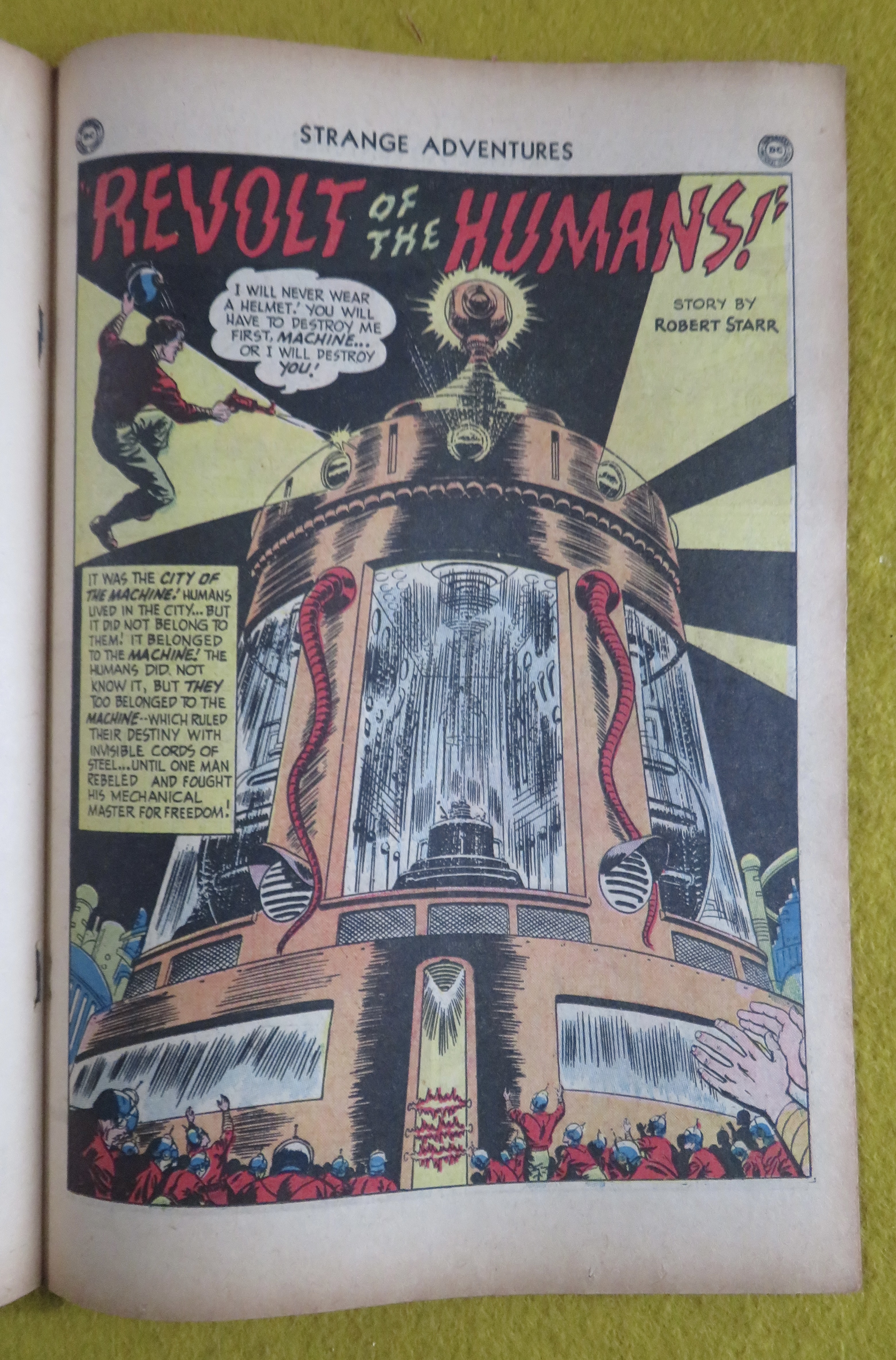 Strange Adventures Comic May 1951 Evolution Plus