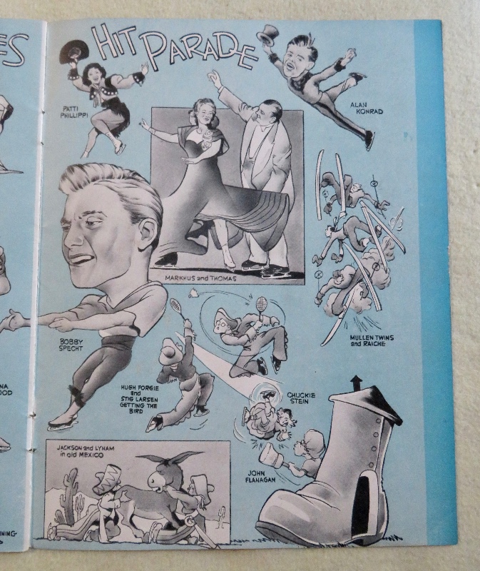 Original 1948 Sexy George Petty Pin Up Girl Ice Capades Program