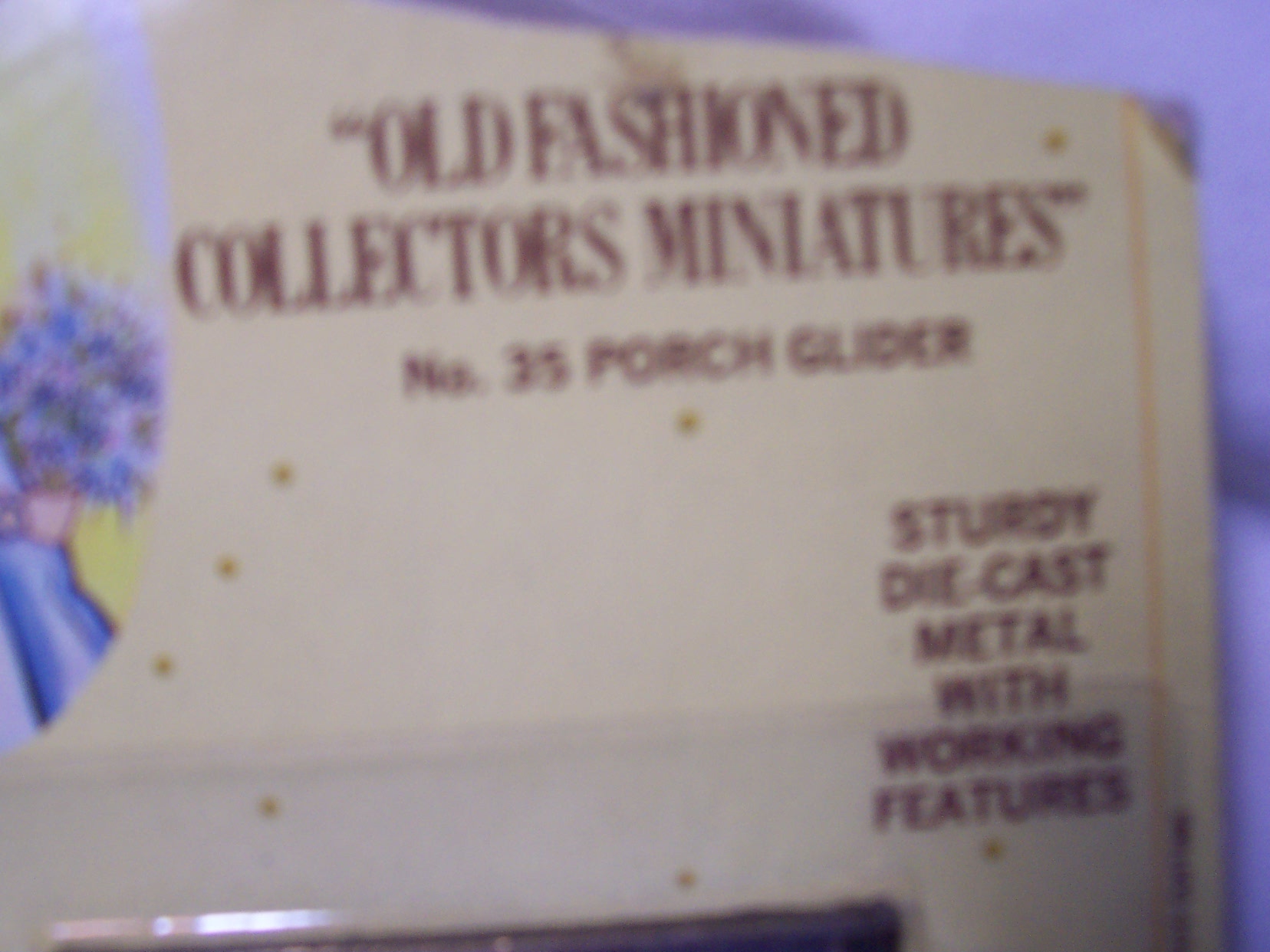 Dollhouse Porch Glider 1976 Durham Industries