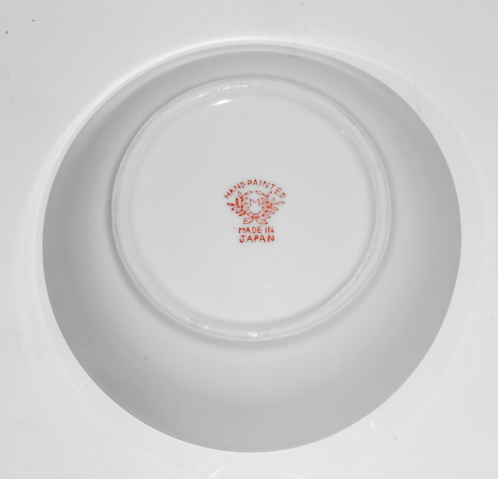 Noritake Porcelain Morimura China River Bridge Huts Mt