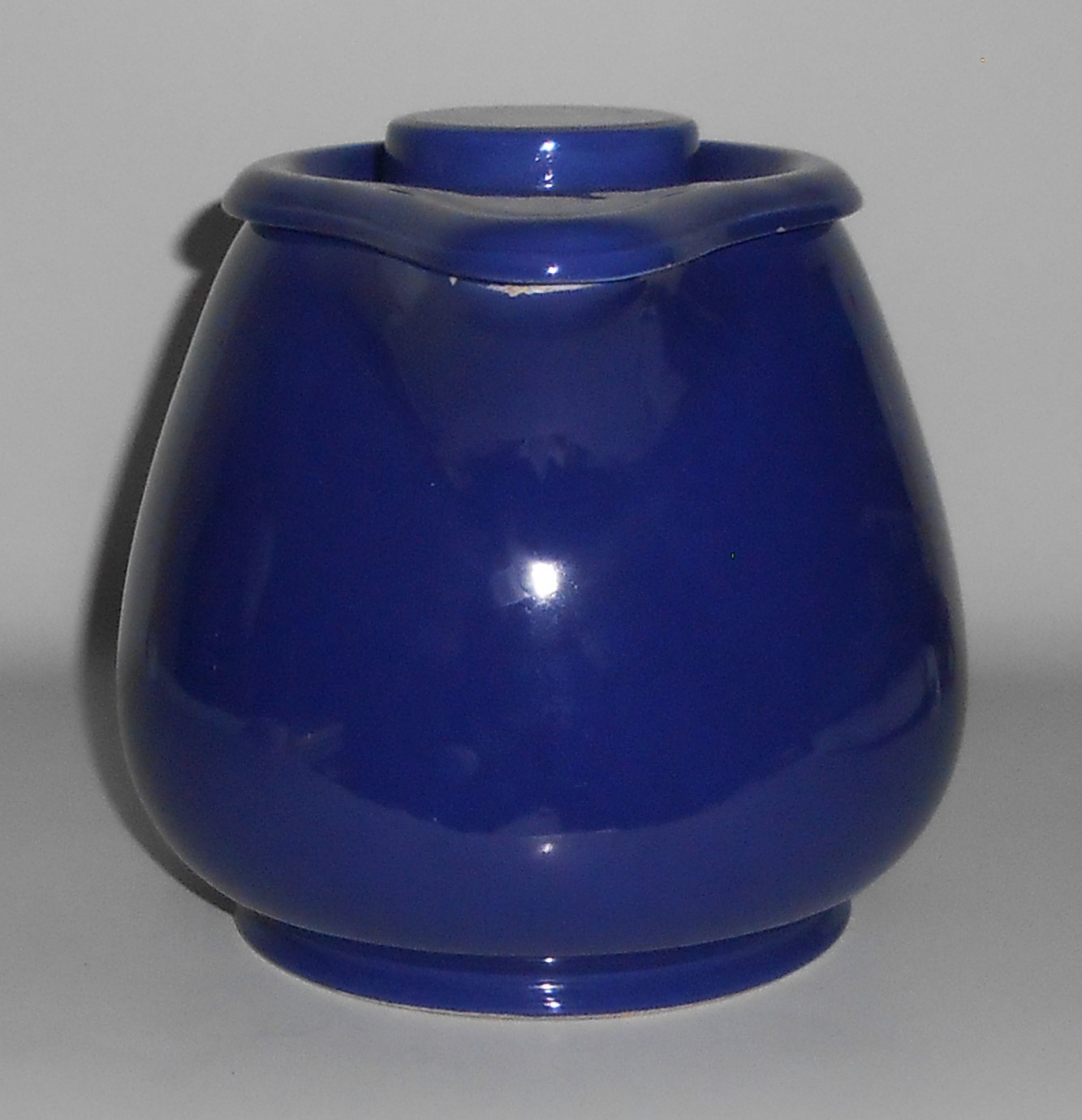 VINTAGE Homer Laughlin Kitchen Kraft Cobalt Covered Pit
