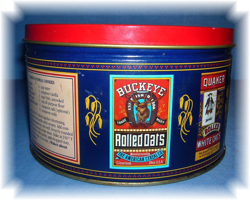 Quaker Oats Canister Tin 1983
