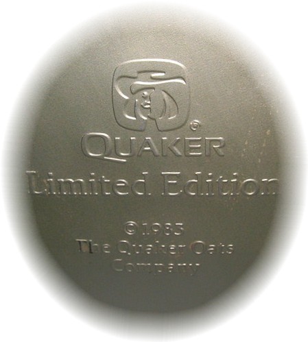 Quaker Oats Canister Tin 1983