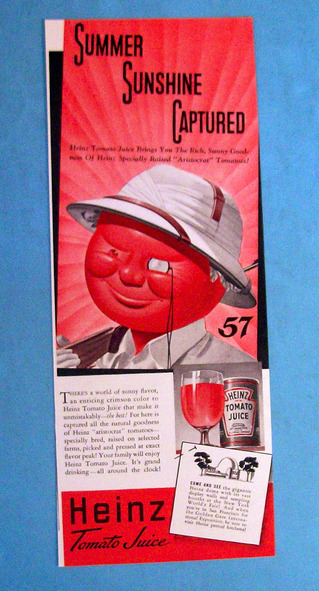Vintage Ad: 1939 Heinz Tomato Juice