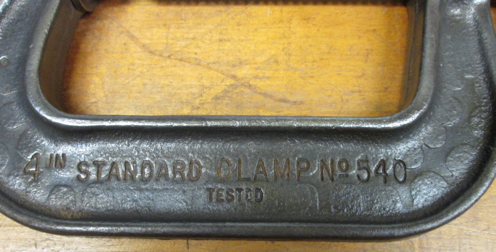 Cincinnati C-Clamp w/Cast Wing Screw 4 inch No. 540