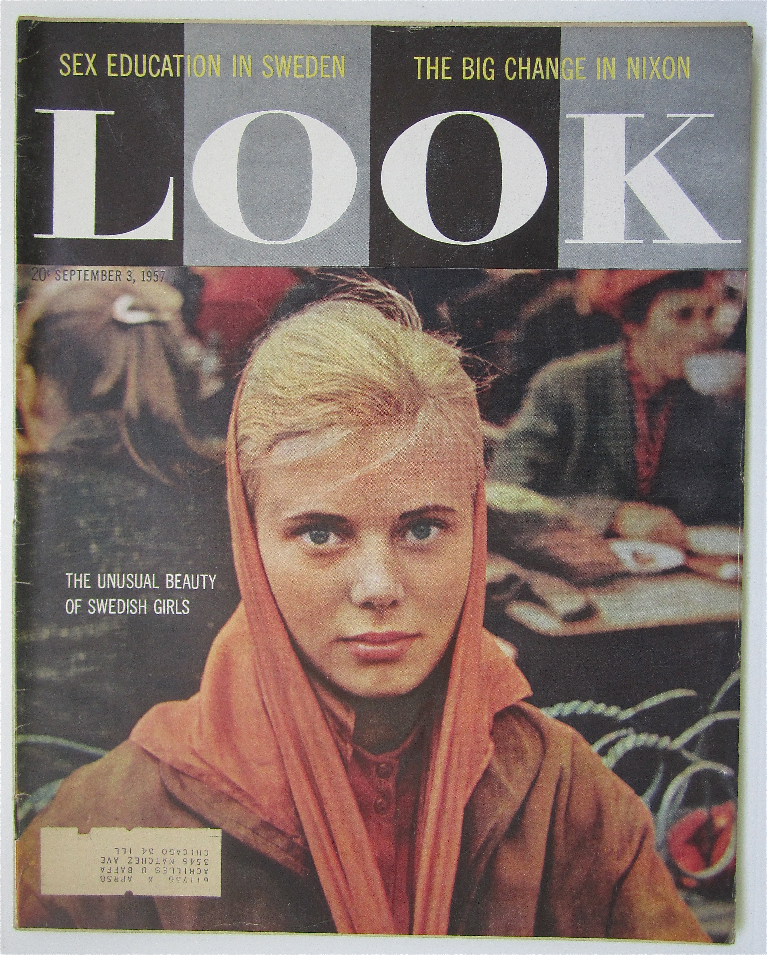Look Magazine September 3, 1957 Swedish Girls