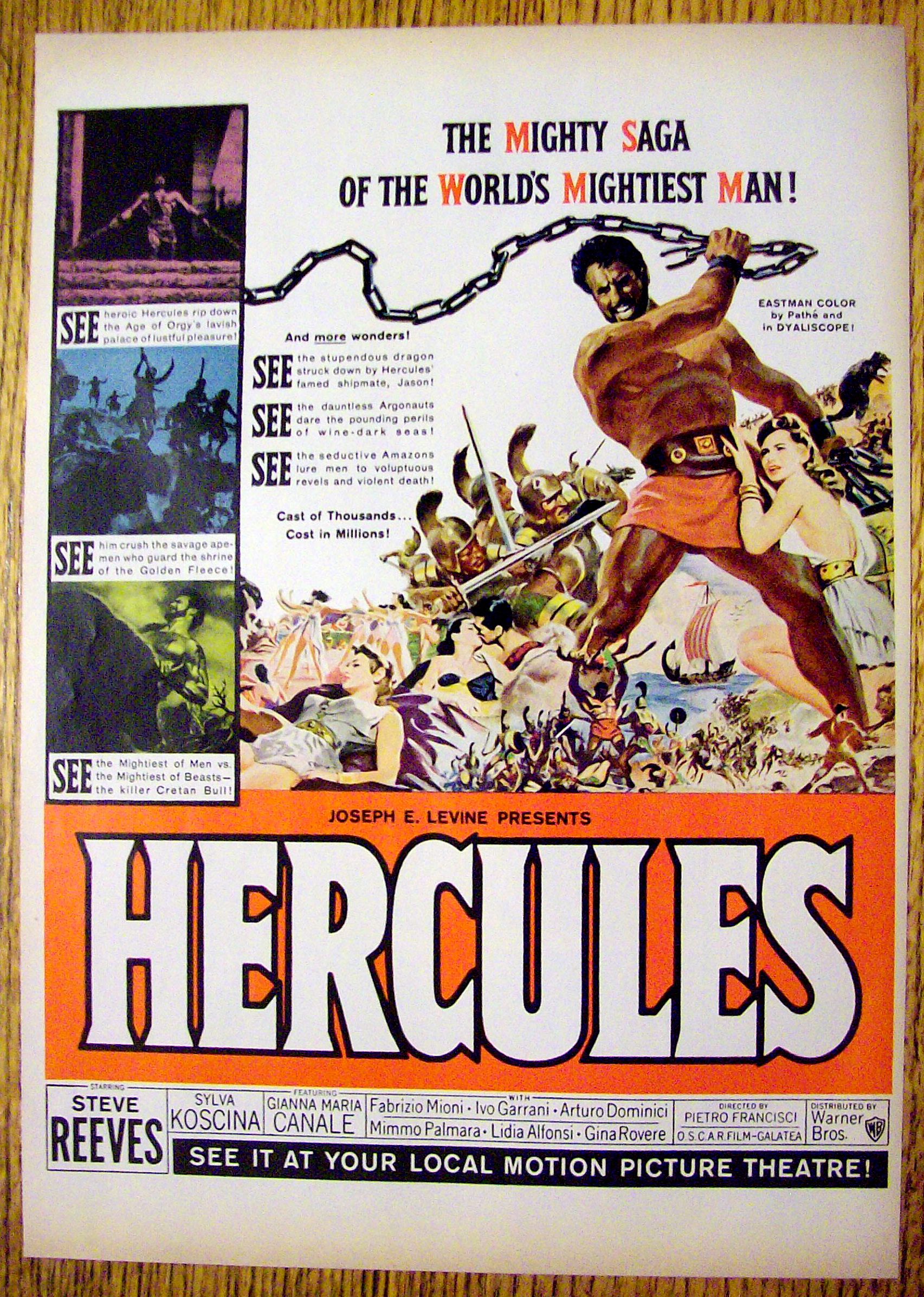 1959 Hercules with Steve Reeves