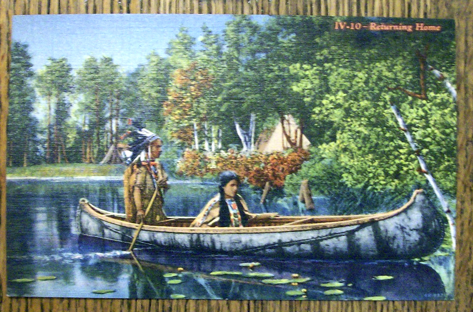 Postcard of IV-10 Returning Home