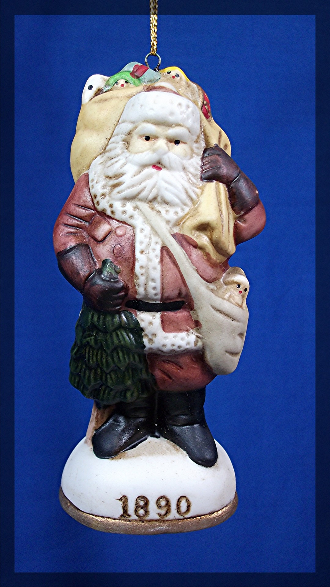 1890 Santa Claus Christmas Ornament
