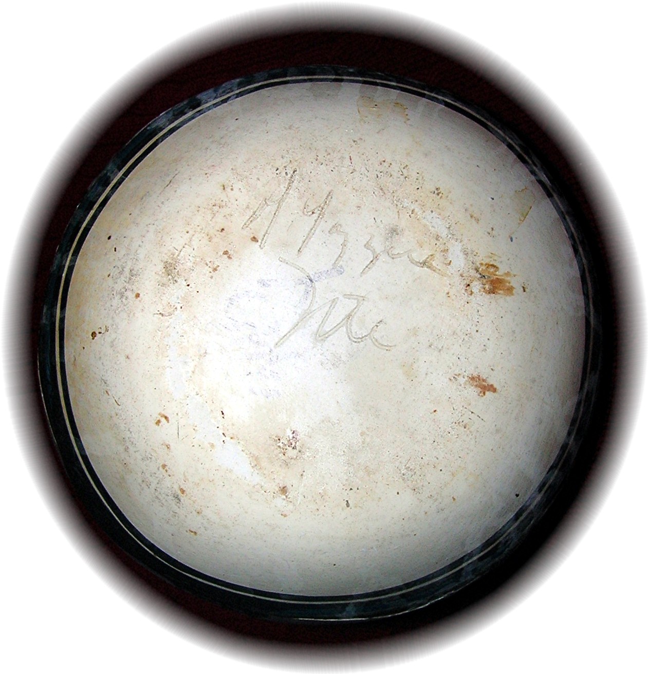 Blue and Cream M Yazzie American Indian Pot