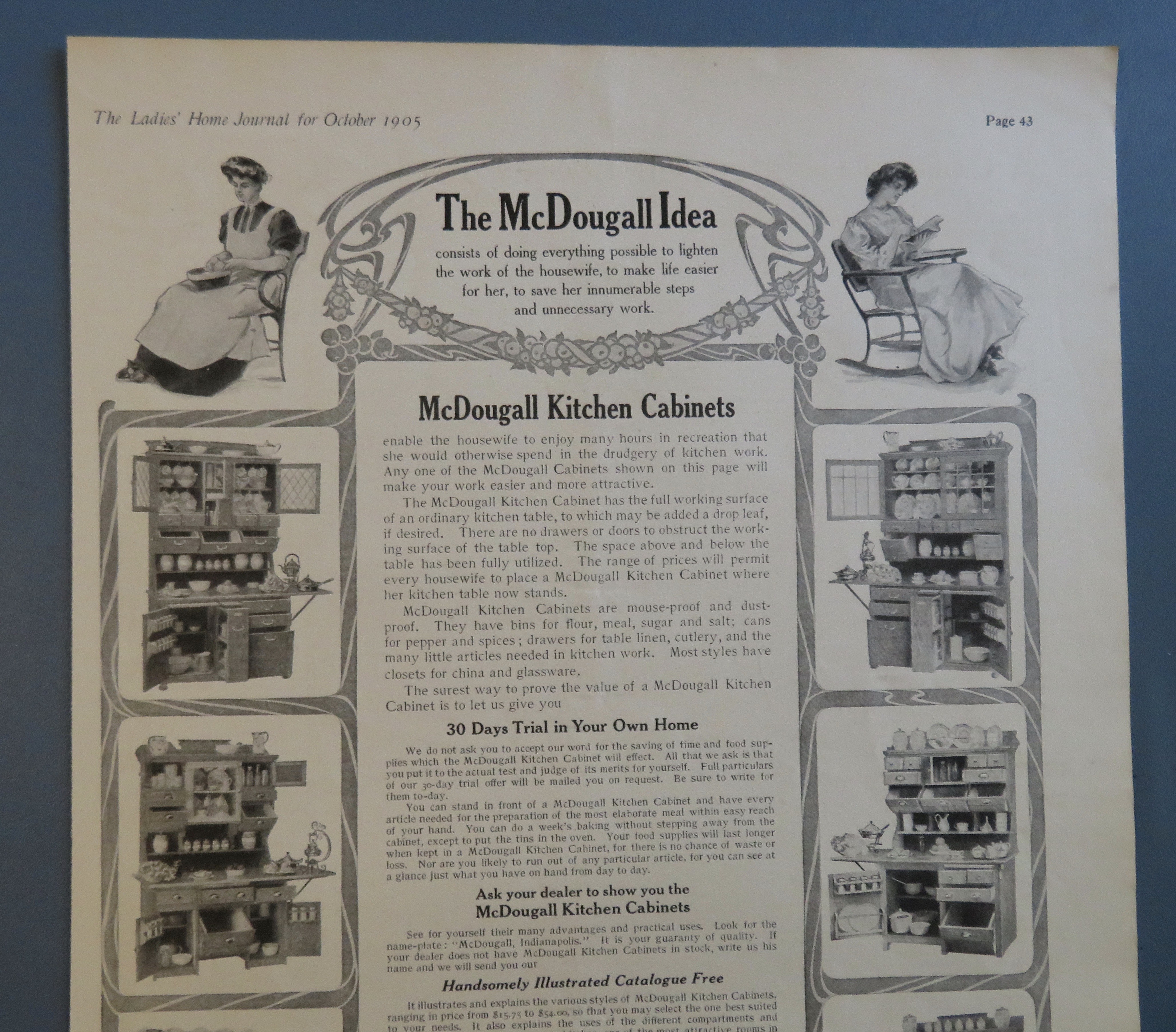 1905 McDougall Kitchen Cabinets with Many Cabinets