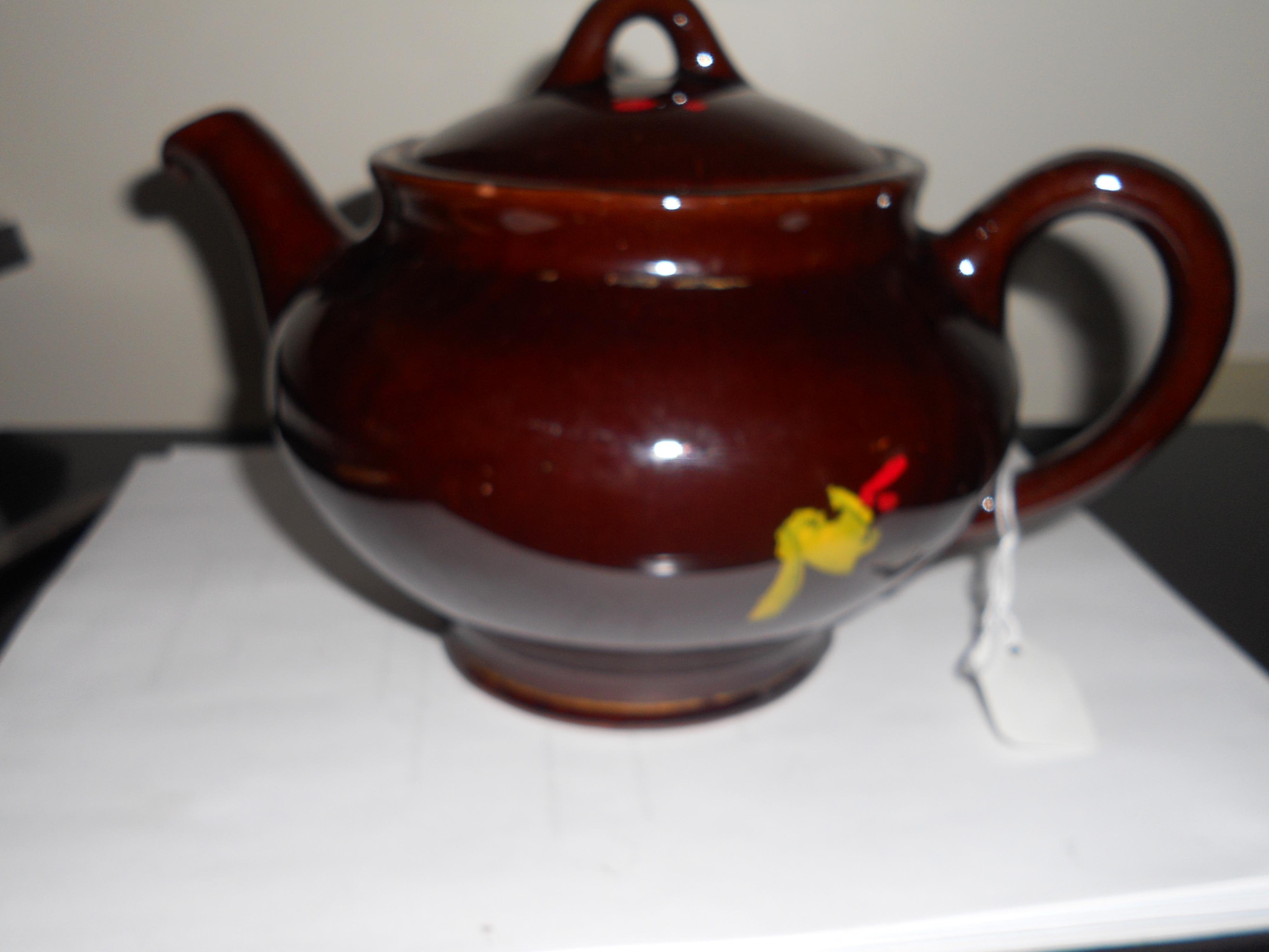 Royal Canadian Art Pottery Teapot Redware