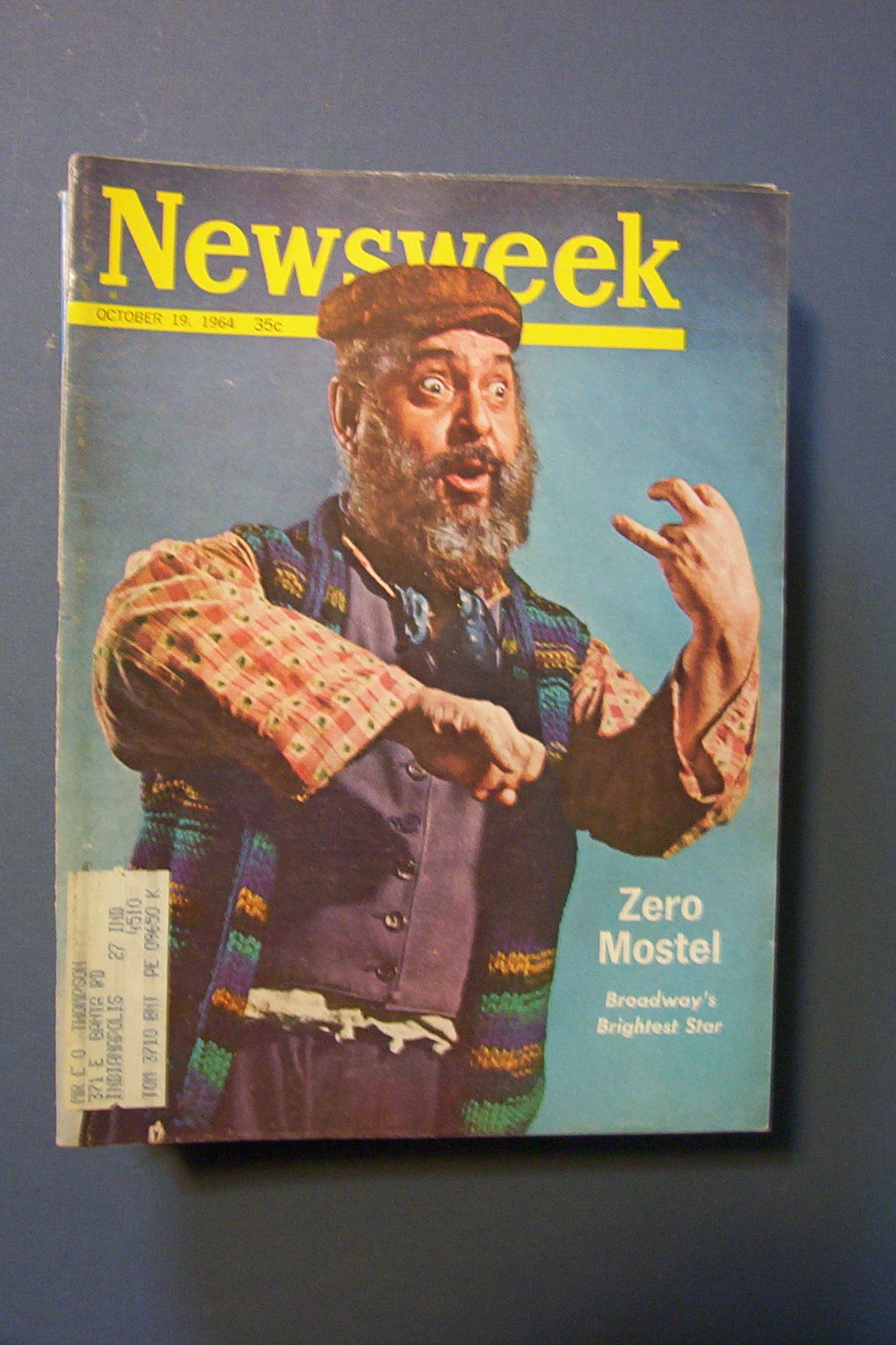 Newsweek Magazine - October 19, 1964 - Zero Mostel