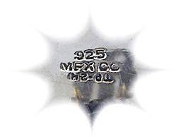 Taxco Mexico Sterling Silver Clip Earrings TP 2M