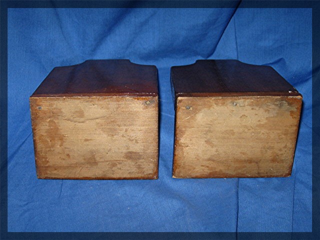 Book ends, hand crafted, wooden