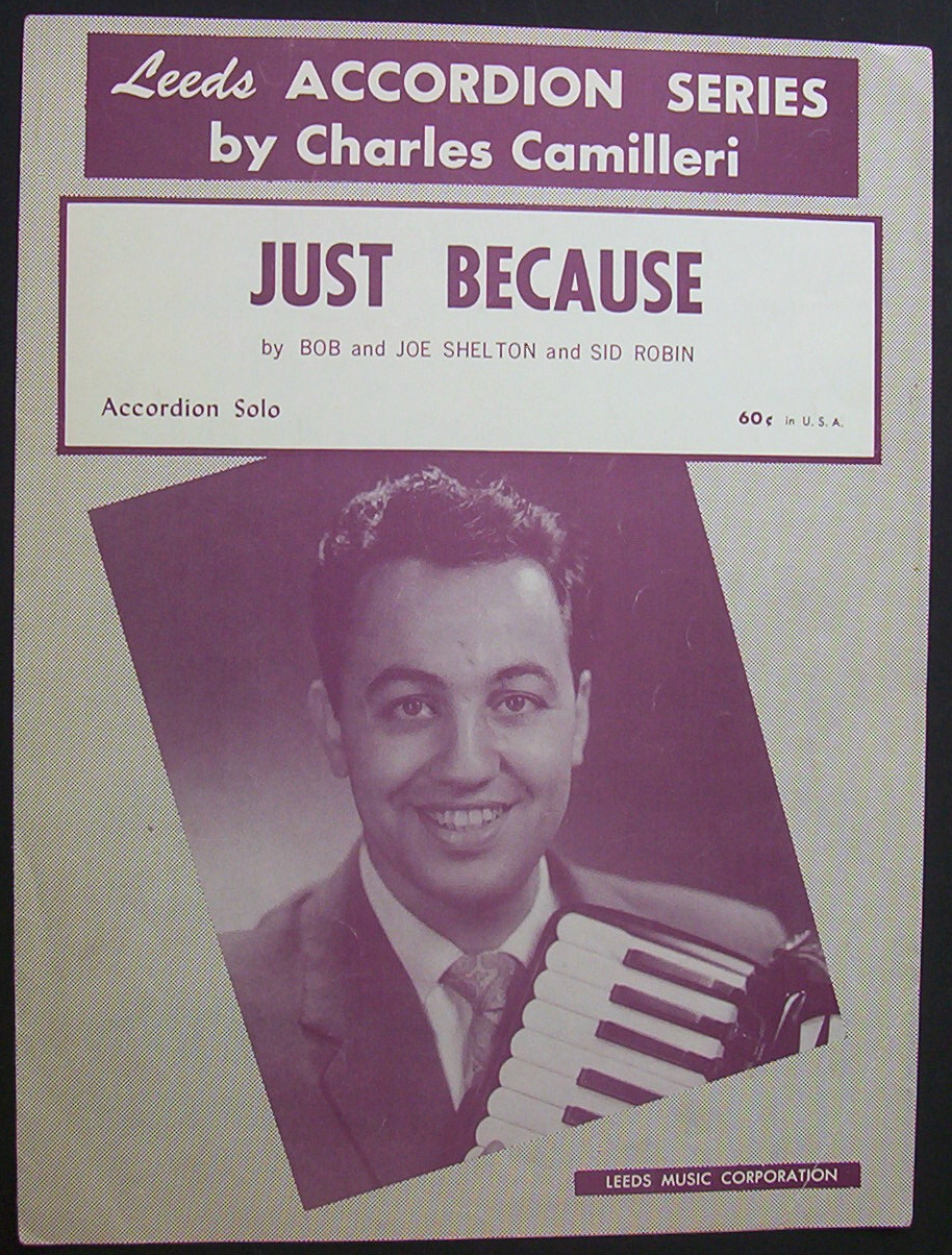 Sheet Music For 1959 Just Because