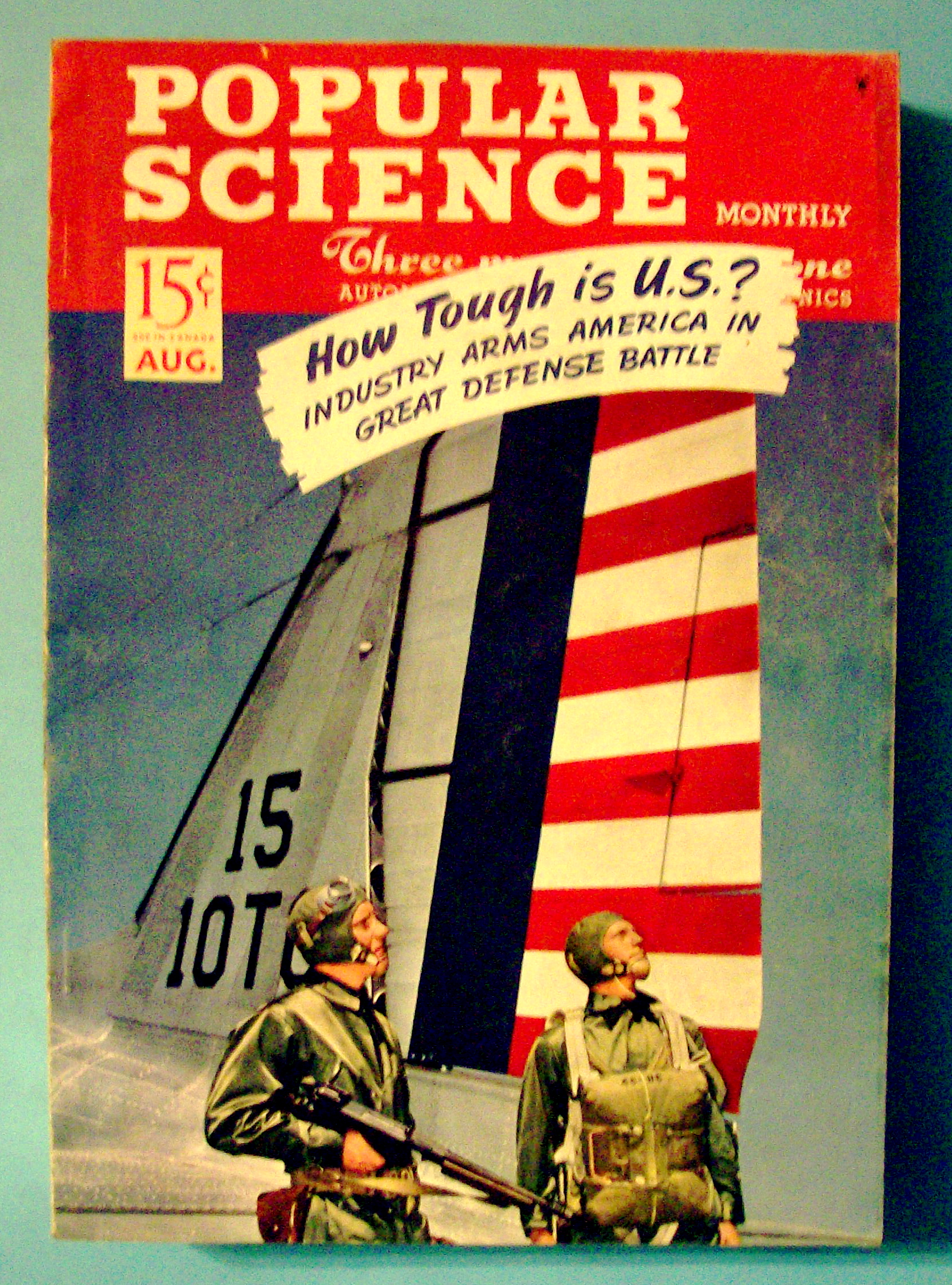 Popular Science Magazine August 1941 How Tough Is U. S.