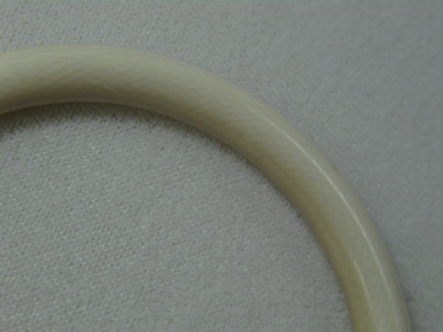 14K Gold Bone IVORY Onyx Bangle Bracelet