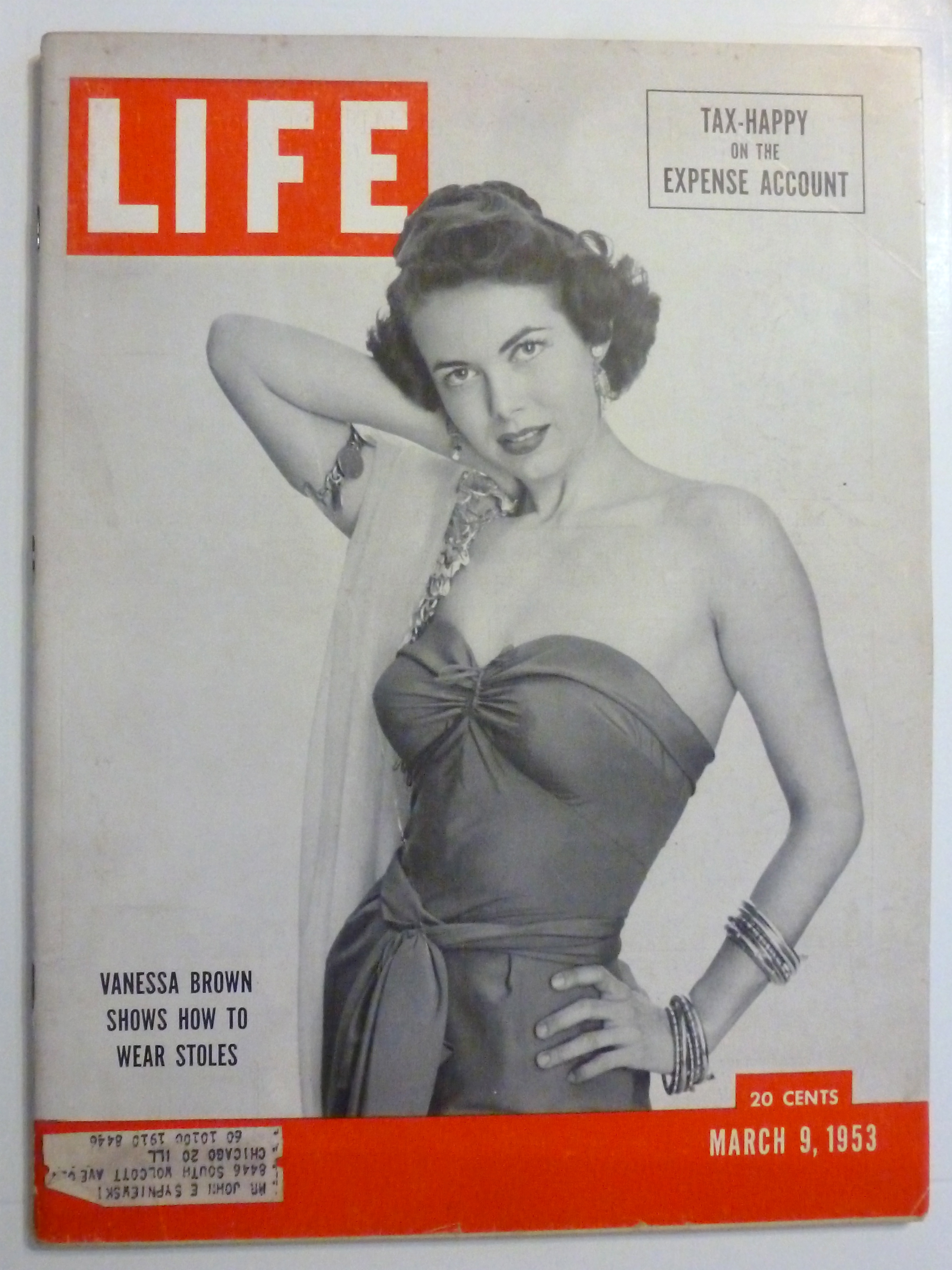 Life Magazine - March 9, 1953 - Vanessa Brown