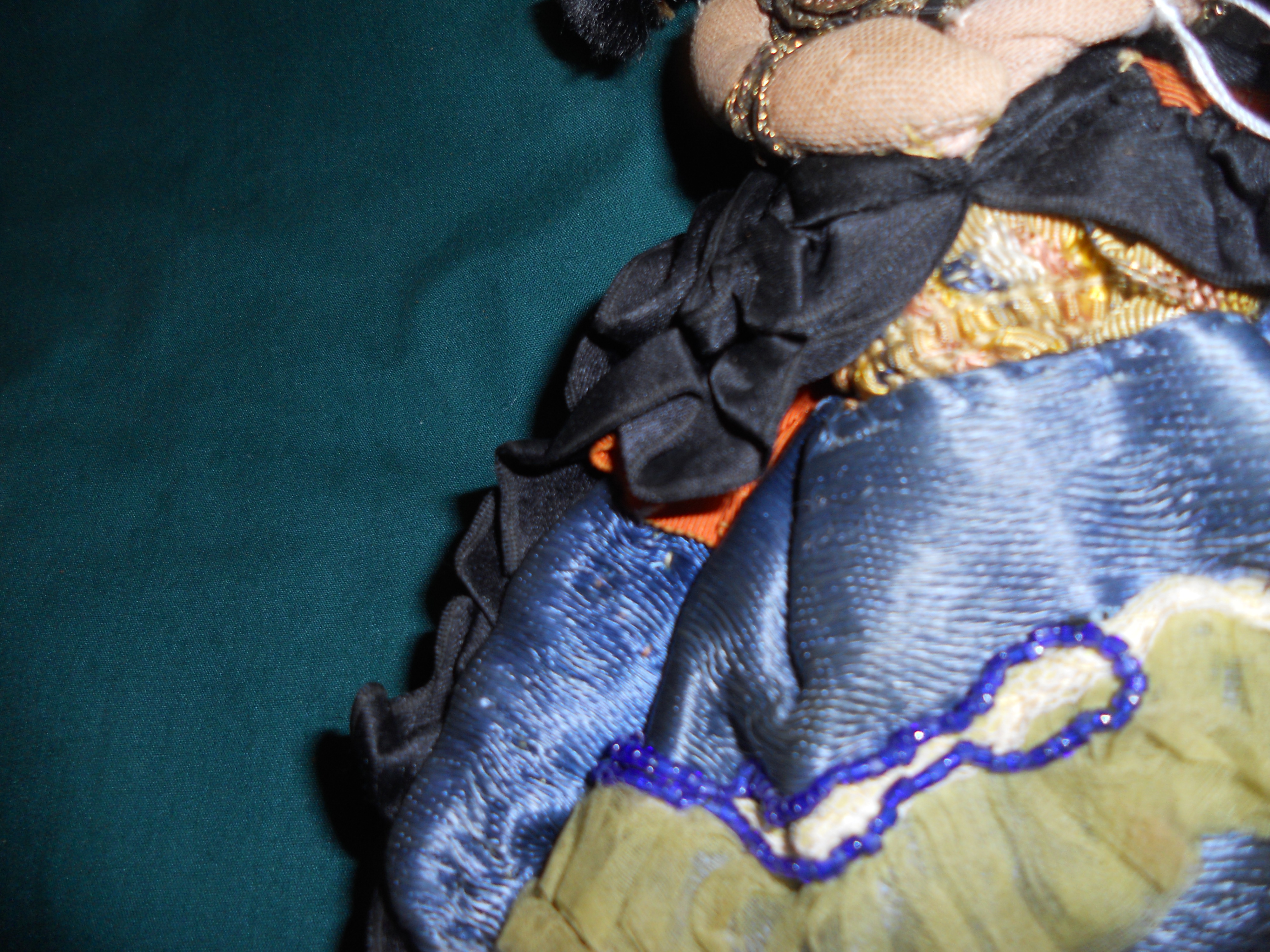 Spanish Dressed Cloth Doll Vintage